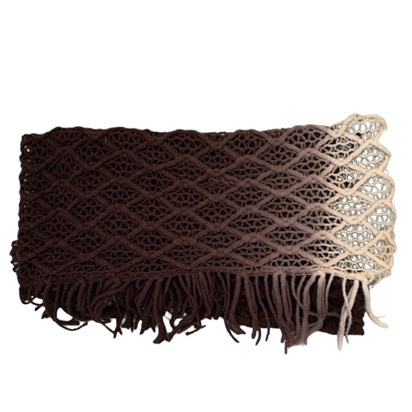 Anthropologie Staring at Stars fringe infinity scarf - Picture 2 of 4